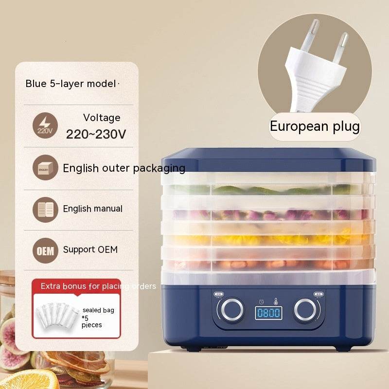 Fruit Dehydrator Household Food Snacks Drying Apparatus Food Drying - Mubimart
