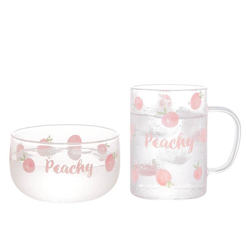 Fruit Salad Glass Bowl Dessert Bowl Breakfast Cup Set - Mubimart