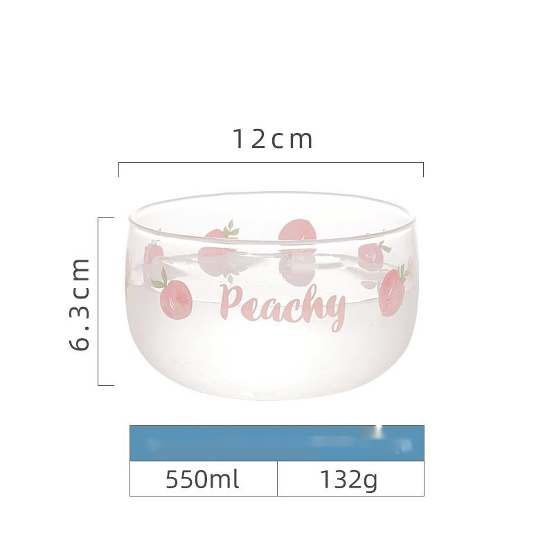 Fruit Salad Glass Bowl Dessert Bowl Breakfast Cup Set - Mubimart -  