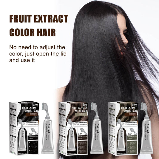 Fruits And Vegetables Hair Dye Plants Without Stimulation - Mubimart