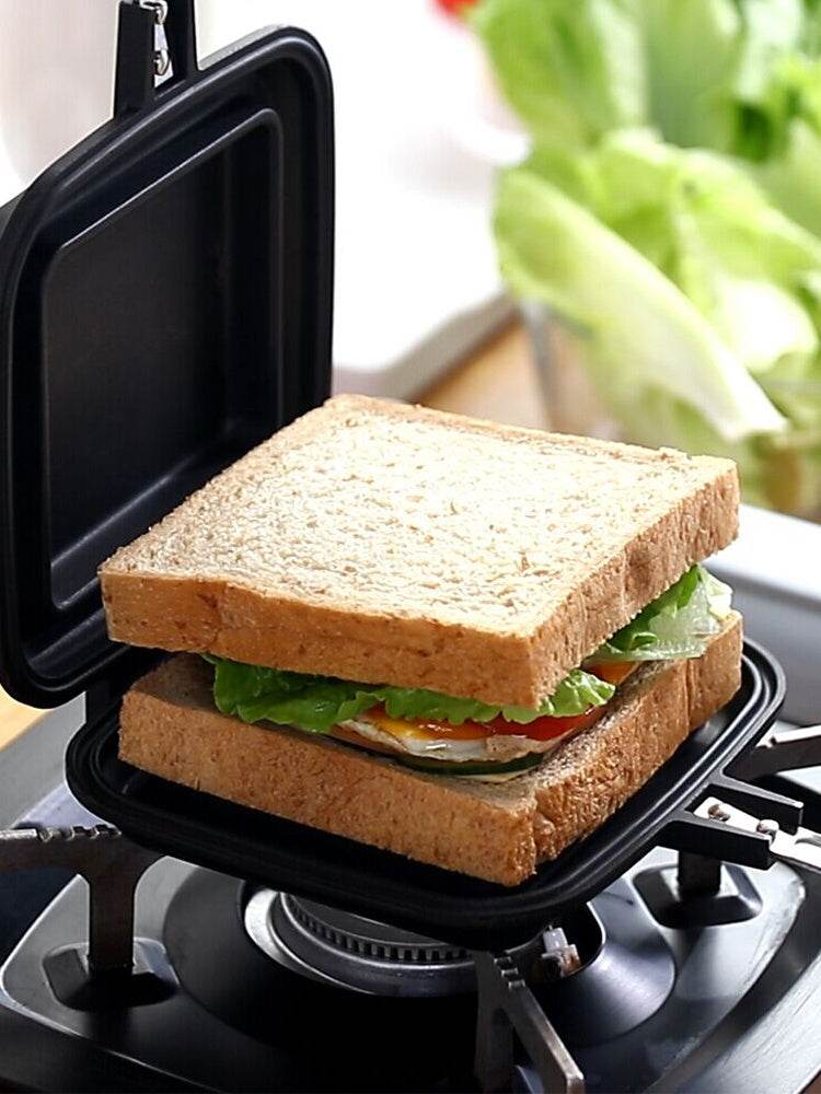 Frying Pan Non-Stick Pan Net Red Breakfast Pan - Mubimart