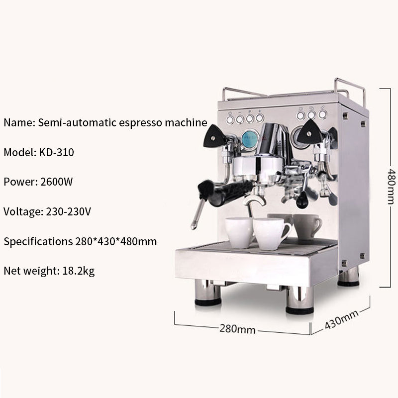 Full Semi-automatic Espresso Machine For Home And Business Use - Mubimart -  