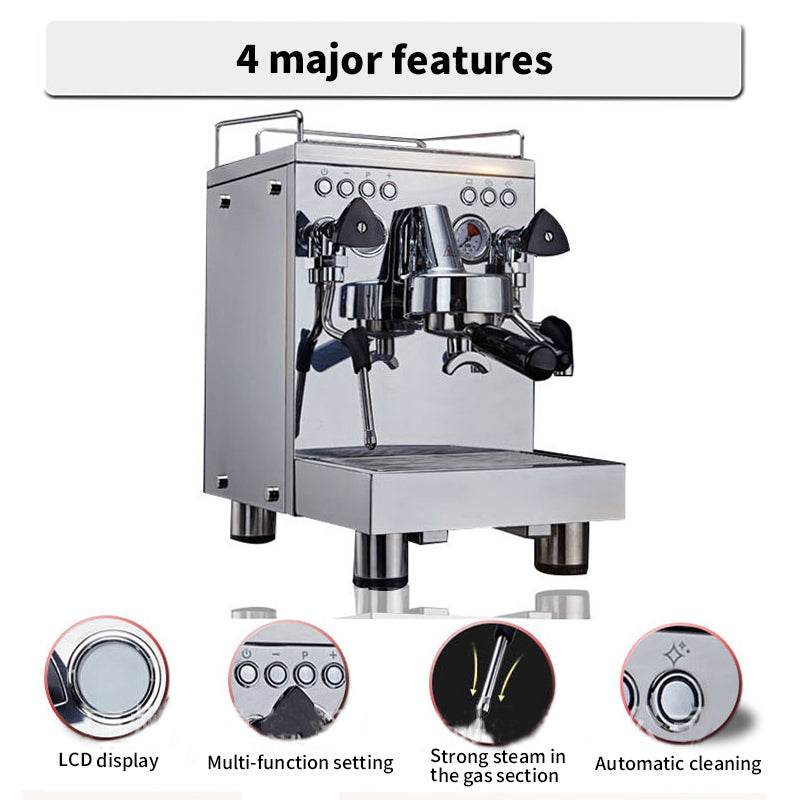 Full Semi-automatic Espresso Machine For Home And Business Use - Mubimart