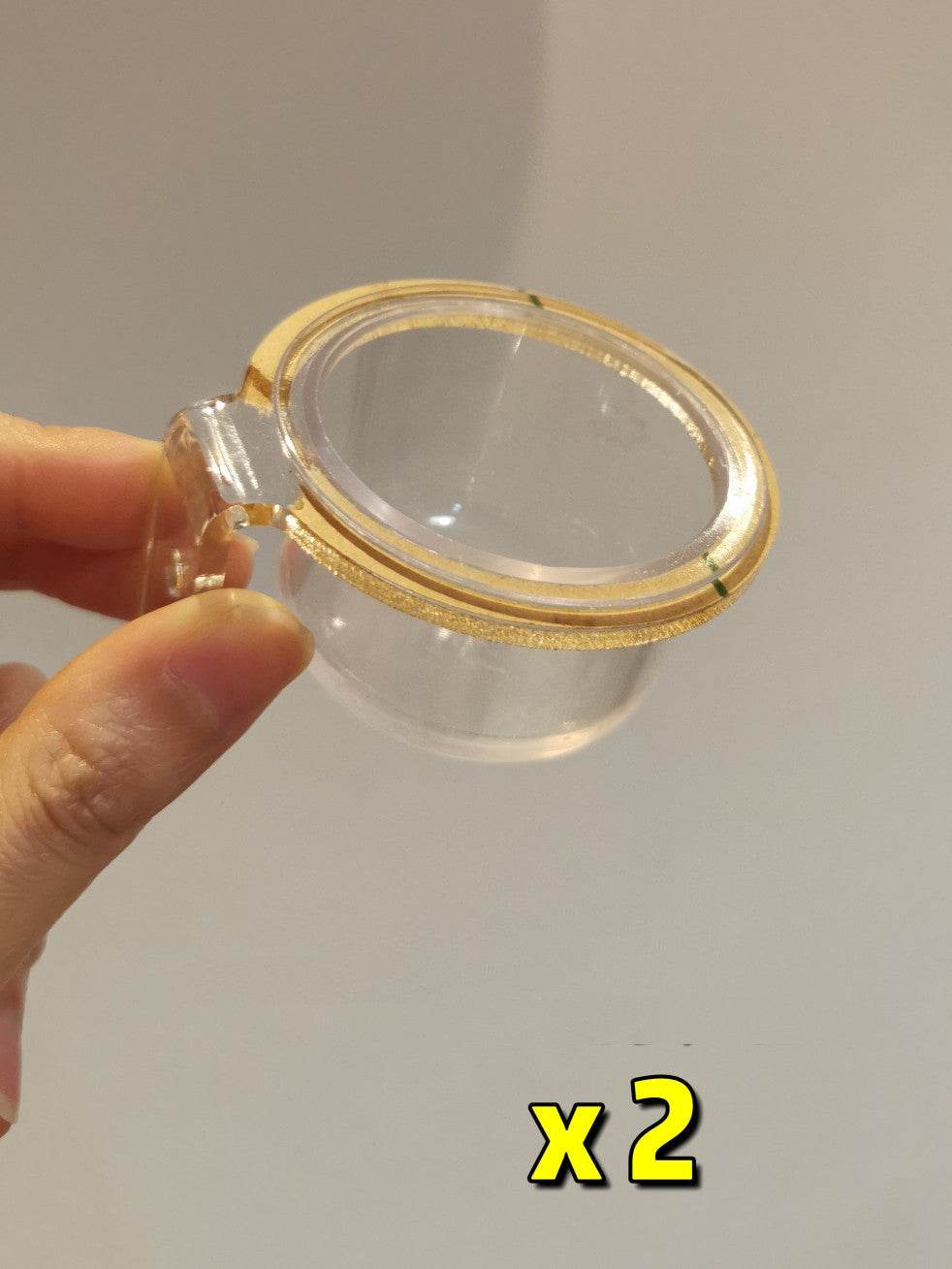 Full Transparent Bird Cage Log Acrylic Parrot - Mubimart