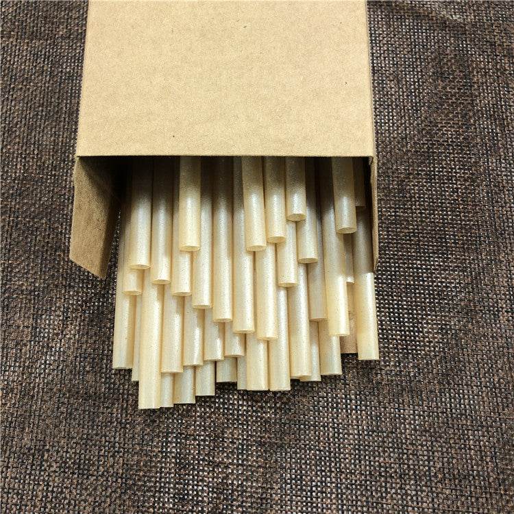 Fully Degradable Sugarcane Fiber Instead Of Plastic Straws Disposable Bagasse Straws - Mubimart