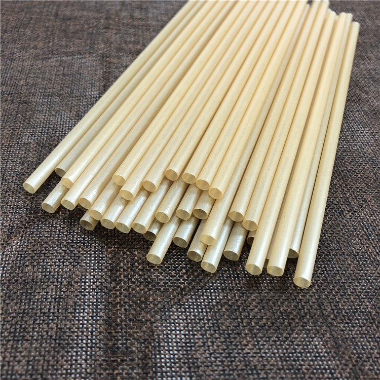 Fully Degradable Sugarcane Fiber Instead Of Plastic Straws Disposable Bagasse Straws - Mubimart - Straws 