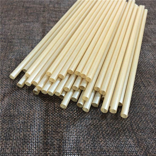 Fully Degradable Sugarcane Fiber Instead Of Plastic Straws Disposable Bagasse Straws - Mubimart