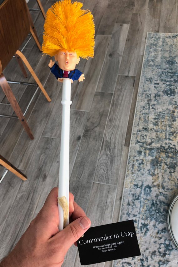 Funny Donald Trump Toilet Brush - Mubimart -  