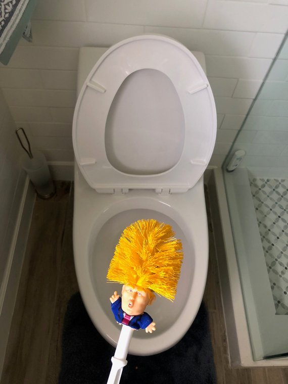 Funny Donald Trump Toilet Brush - Mubimart -  