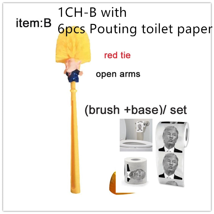 Funny Donald Trump Toilet Brush - Mubimart -  