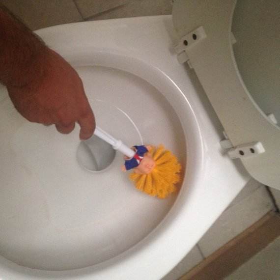 Funny Donald Trump Toilet Brush - Mubimart