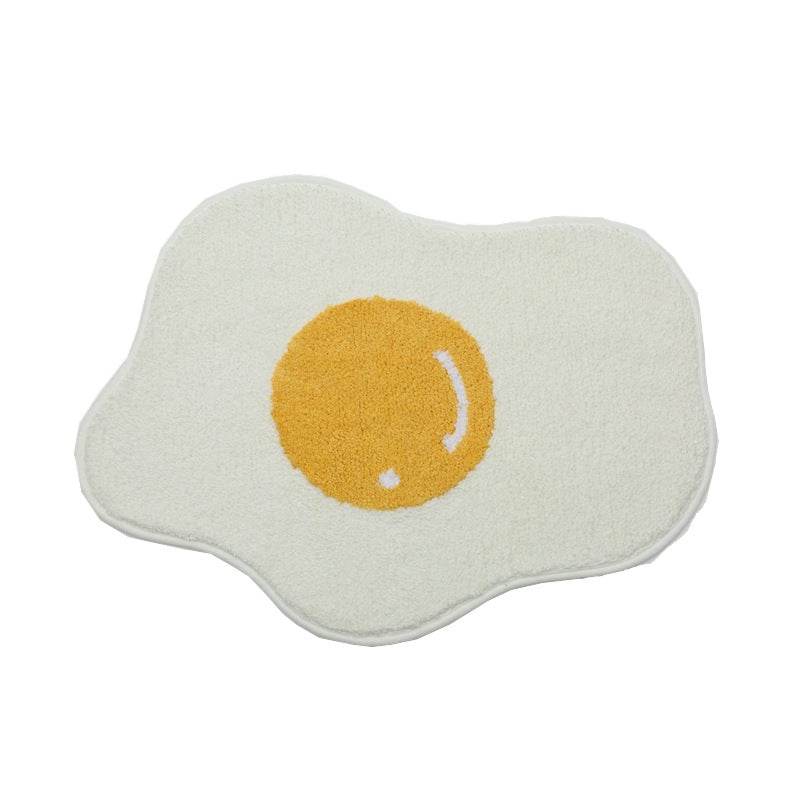 Funny Egg Entrance Carpet Hallway Bathroom Rug Area Rugs Kitchen Rug Bedroom Floor Mats Nordic Welcome Doormat Chic Room Decor - Mubimart