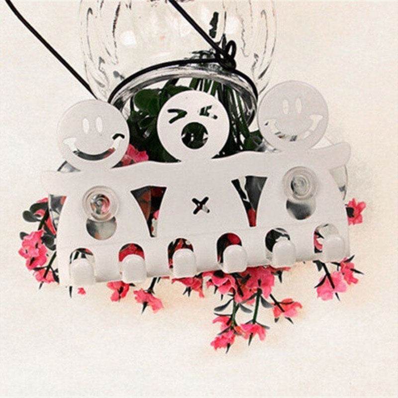 Funny toothbrush holder. Cute smile toothbrush holder - Mubimart