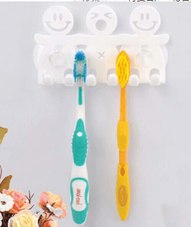 Funny toothbrush holder. Cute smile toothbrush holder - Mubimart