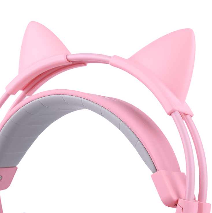 G951 Gaming Headset USB 7.1 Virtual Surround Sound Headsets LED Cat Ear Headphones - Mubimart