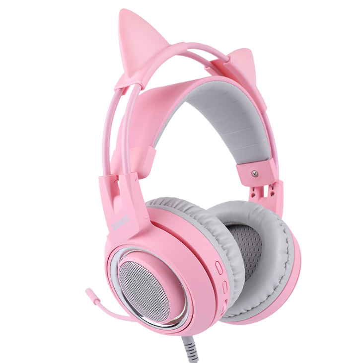 G951 Gaming Headset USB 7.1 Virtual Surround Sound Headsets LED Cat Ear Headphones - Mubimart -  