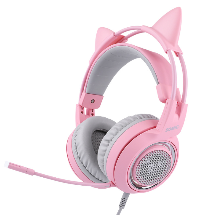 G951 Gaming Headset USB 7.1 Virtual Surround Sound Headsets LED Cat Ear Headphones - Mubimart - Bluetooth Headset 