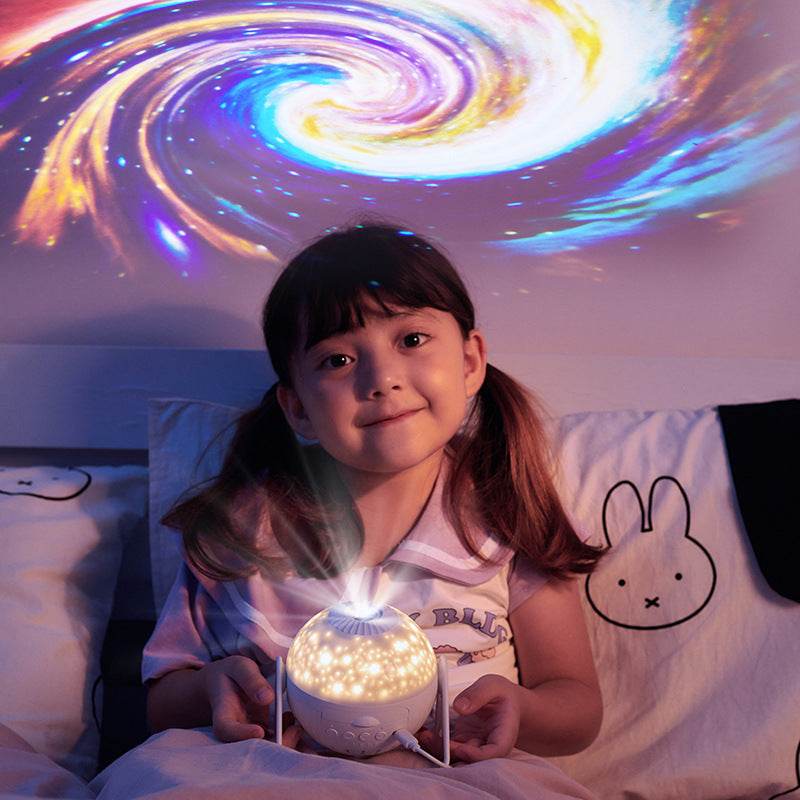 Galaxy Projector Starry Sky Projection Bedroom Bedside Decoration Night Light - Mubimart