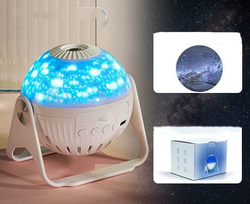 Galaxy Projector Starry Sky Projection Bedroom Bedside Decoration Night Light - Mubimart