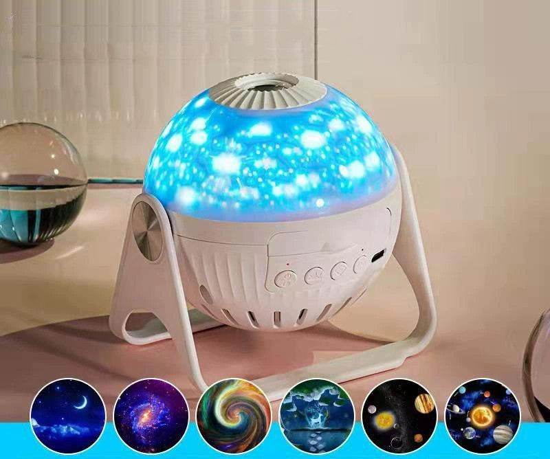 Galaxy Projector Starry Sky Projection Bedroom Bedside Decoration Night Light - Mubimart