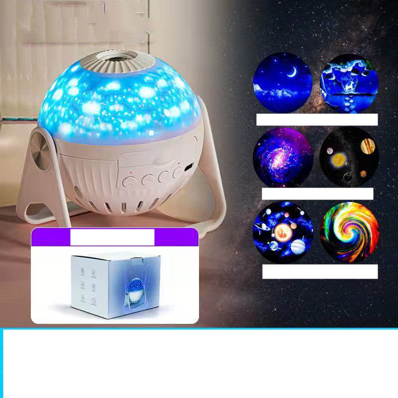Galaxy Projector Starry Sky Projection Bedroom Bedside Decoration Night Light - Mubimart