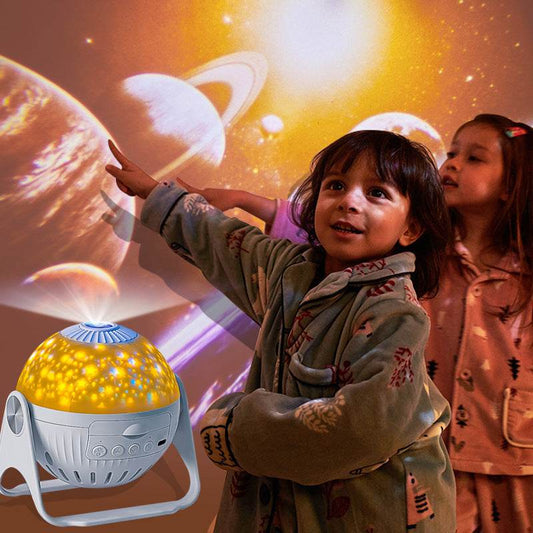 Galaxy Projector Starry Sky Projection Bedroom Bedside Decoration Night Light - Mubimart