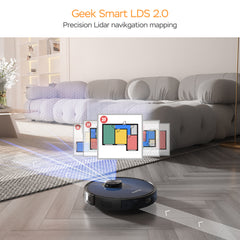 Geek Smart L7 Robot Vacuum Cleaner And Mop, LDS Navigation, Wi-Fi Connected APP, Selective Room Cleaning,MAX 2700 PA Suction, Ideal For Pets And Larger Home Banned From Selling On Amazon - Mubimart -  