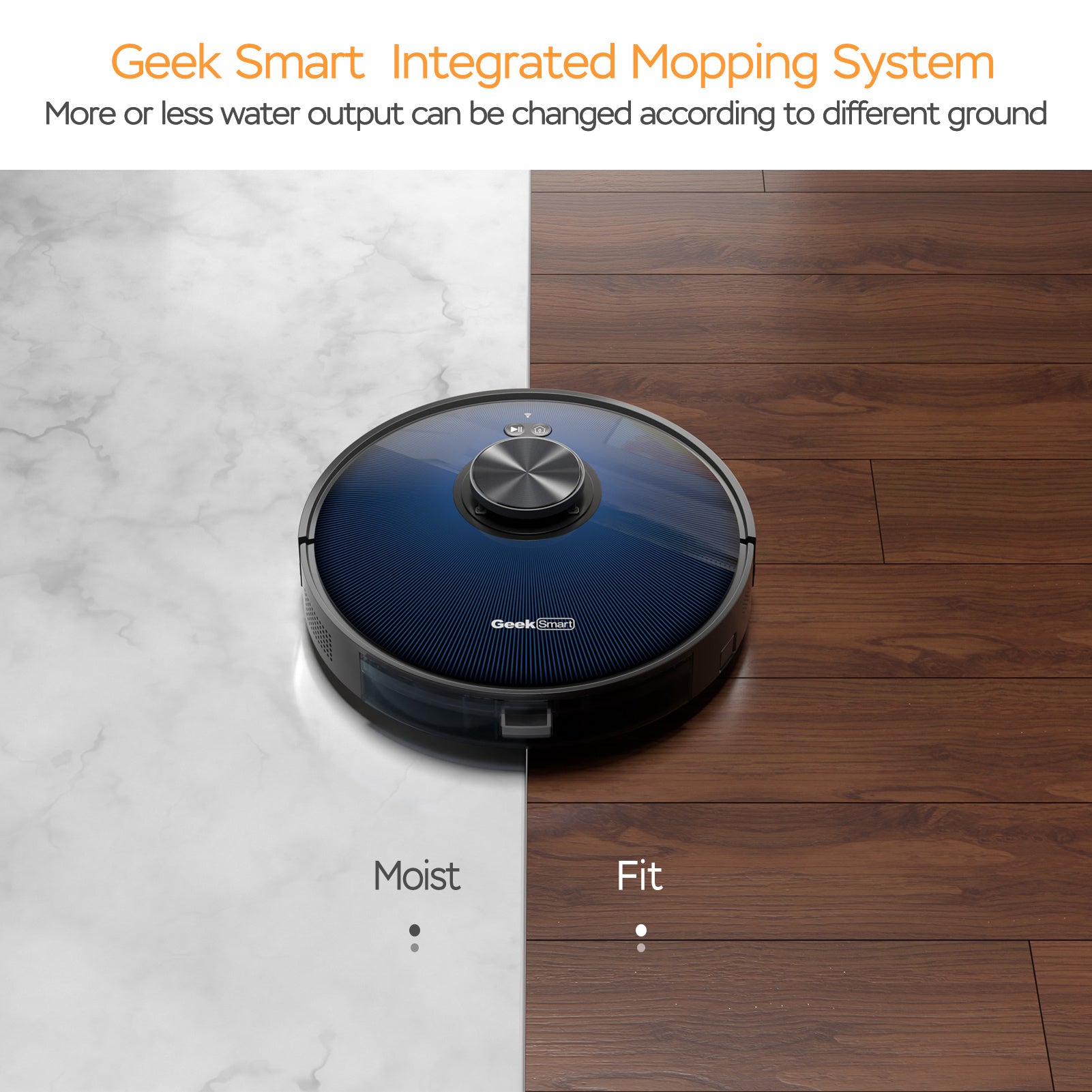 Geek Smart L7 Robot Vacuum Cleaner And Mop, LDS Navigation, Wi-Fi Connected APP, Selective Room Cleaning,MAX 2700 PA Suction, Ideal For Pets And Larger Home Banned From Selling On Amazon - Mubimart -  