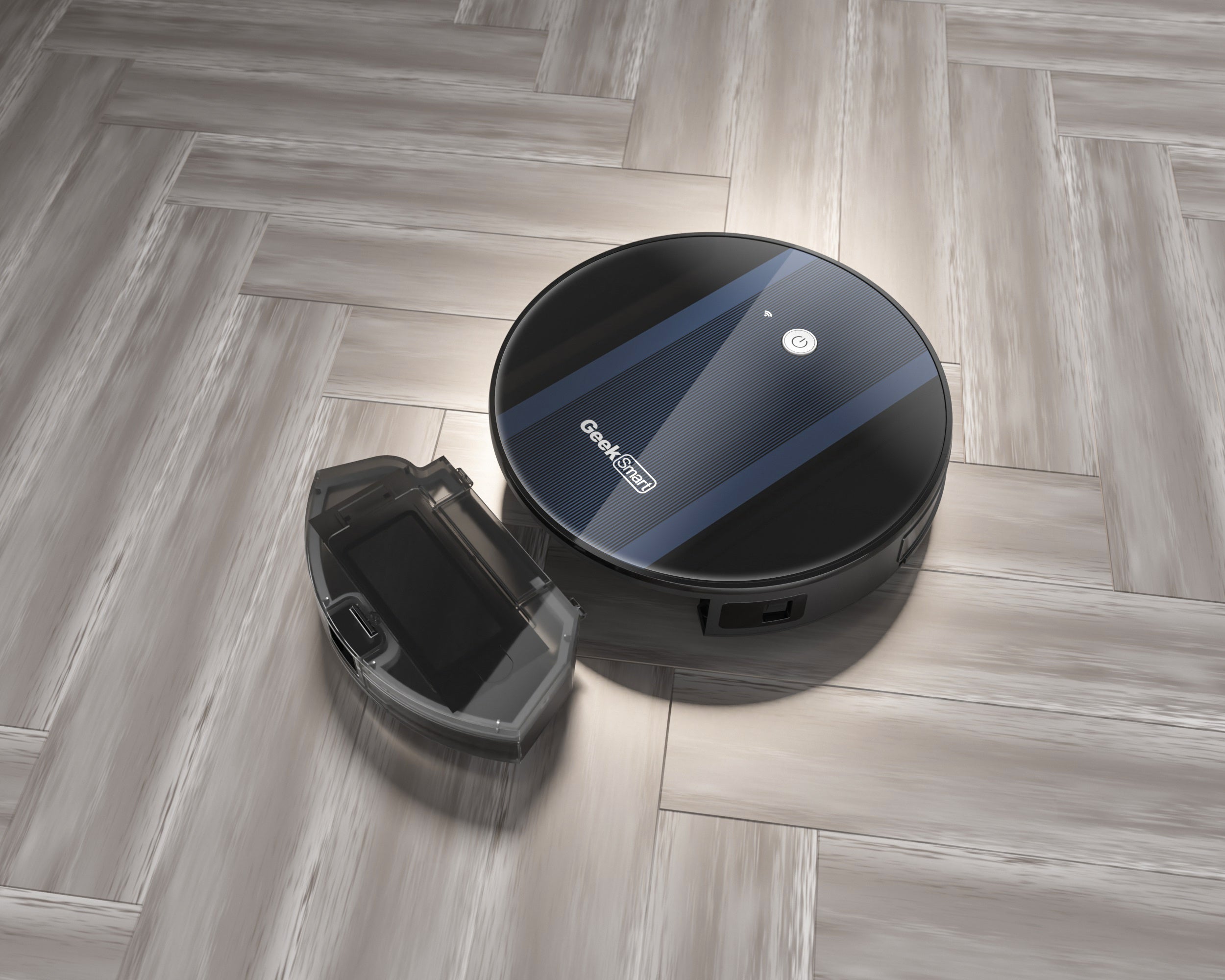 Geek Smart Robot Vacuum Cleaner G6 Plus, Ultra-Thin, 1800Pa Strong Suction, Automatic Self-Charging, Wi-Fi Connectivity, App Control, Custom Cleaning, Great For Hard Floors To Carpets.Ban On Amazon - Mubimart -  