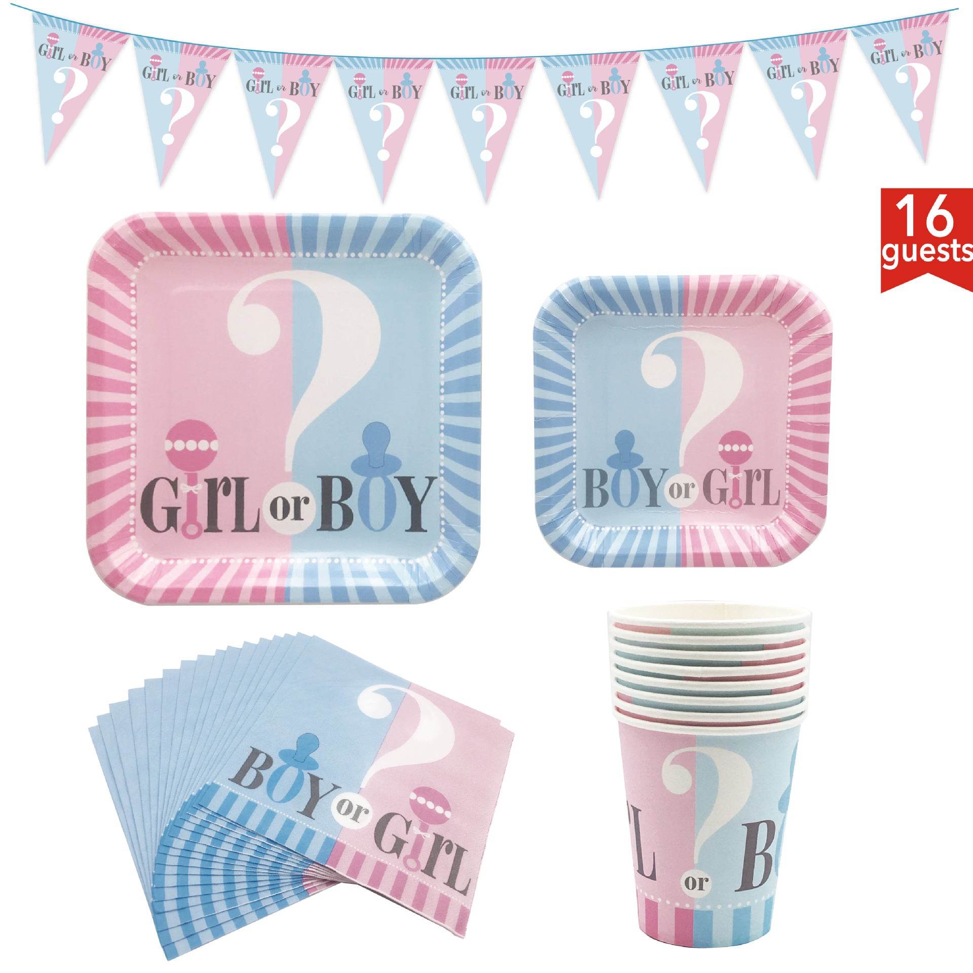 Gender Reveal Party Supplies Balloon Decoration Set - Mubimart