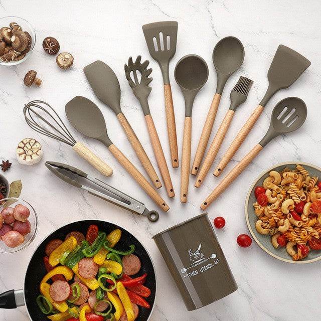 German silicone spatula kitchenware set - Mubimart