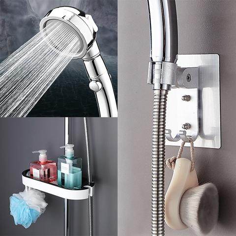German supercharged household sprinkler bathroom shower rain shatter-resistant suit shower handheld flower wine bathroom shower head - Mubimart