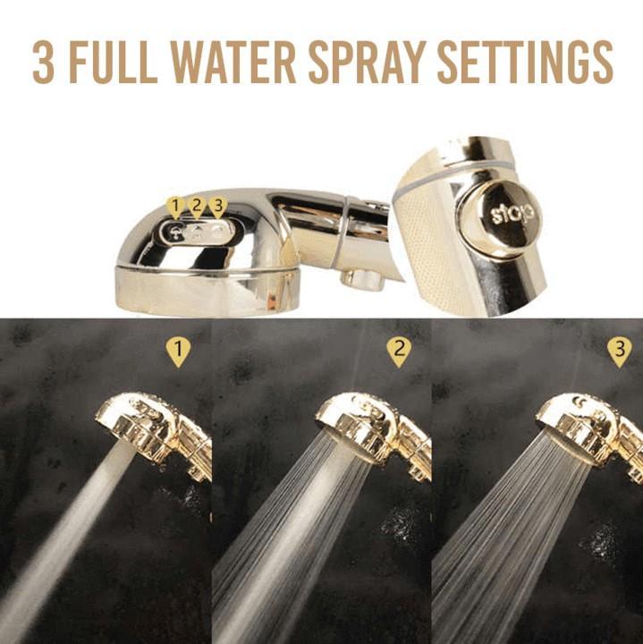 German supercharged household sprinkler bathroom shower rain shatter-resistant suit shower handheld flower wine bathroom shower head - Mubimart -  