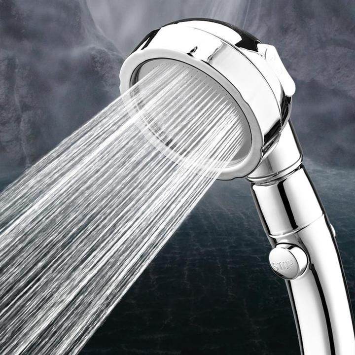 German supercharged household sprinkler bathroom shower rain shatter-resistant suit shower handheld flower wine bathroom shower head - Mubimart