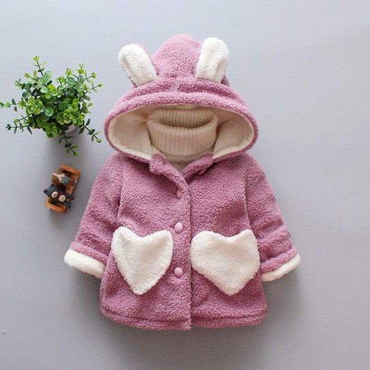 Girl Outerwear Children Clothing Warm Winter Coats - Mubimart
