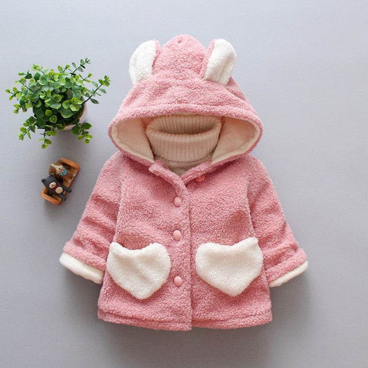 Girl Outerwear Children Clothing Warm Winter Coats - Mubimart