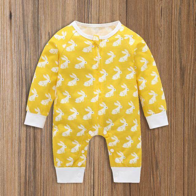 Girl Romper Printed Jumpsuit Child Playsuit - Mubimart