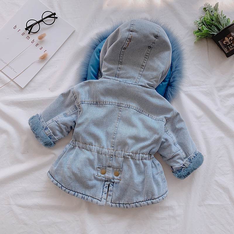 Girl denim coat - Mubimart
