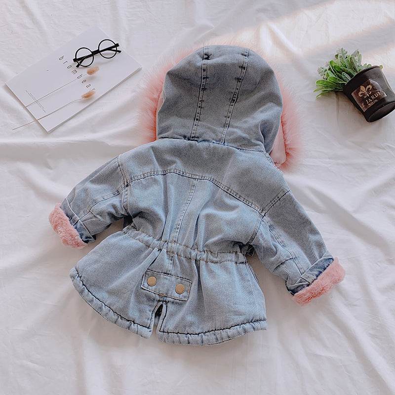 Girl denim coat - Mubimart