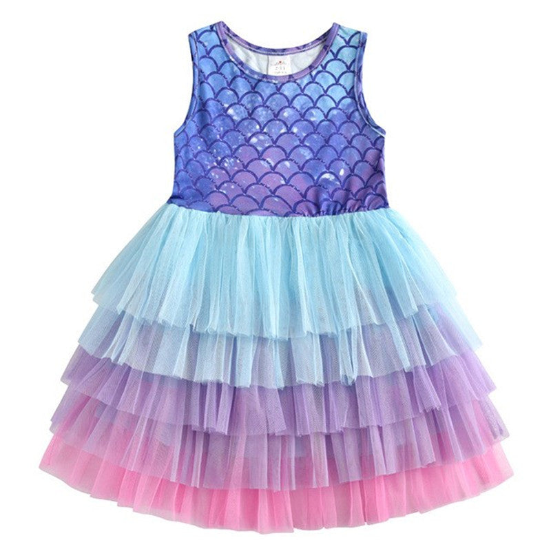 Girls Clothes Summer Princess Dresses Kids Dress - Mubimart -  