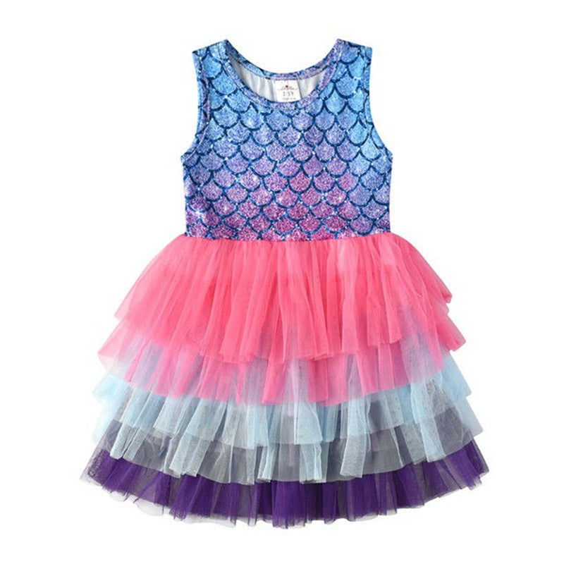 Girls Clothes Summer Princess Dresses Kids Dress - Mubimart -  