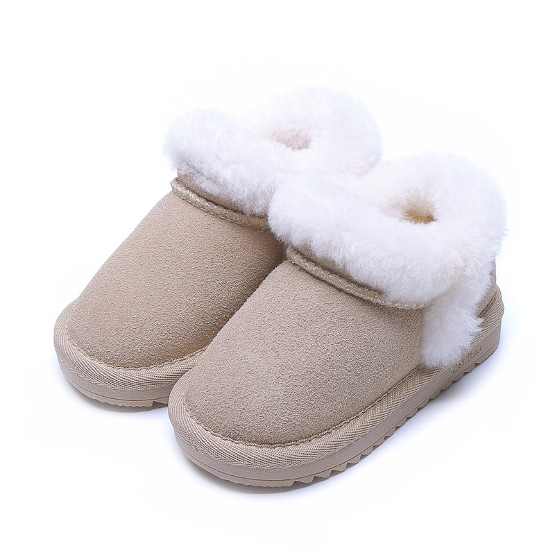 Girls' Cotton Shoes Soft Bottom Cotton Baby Booties - Mubimart -  