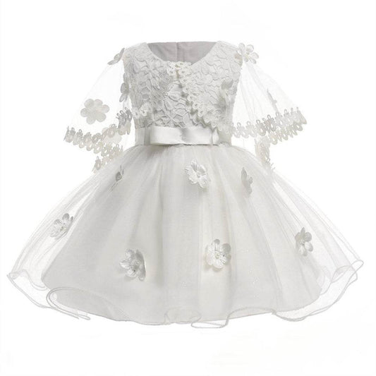 Girls Elegant Wedding Princess Dress Kids Party Formal Dress - Mubimart