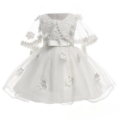 Girls Elegant Wedding Princess Dress Kids Party Formal Dress - Mubimart -  