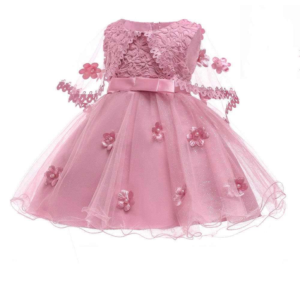 Girls Elegant Wedding Princess Dress Kids Party Formal Dress - Mubimart -  