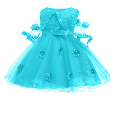 Girls Elegant Wedding Princess Dress Kids Party Formal Dress - Mubimart -  