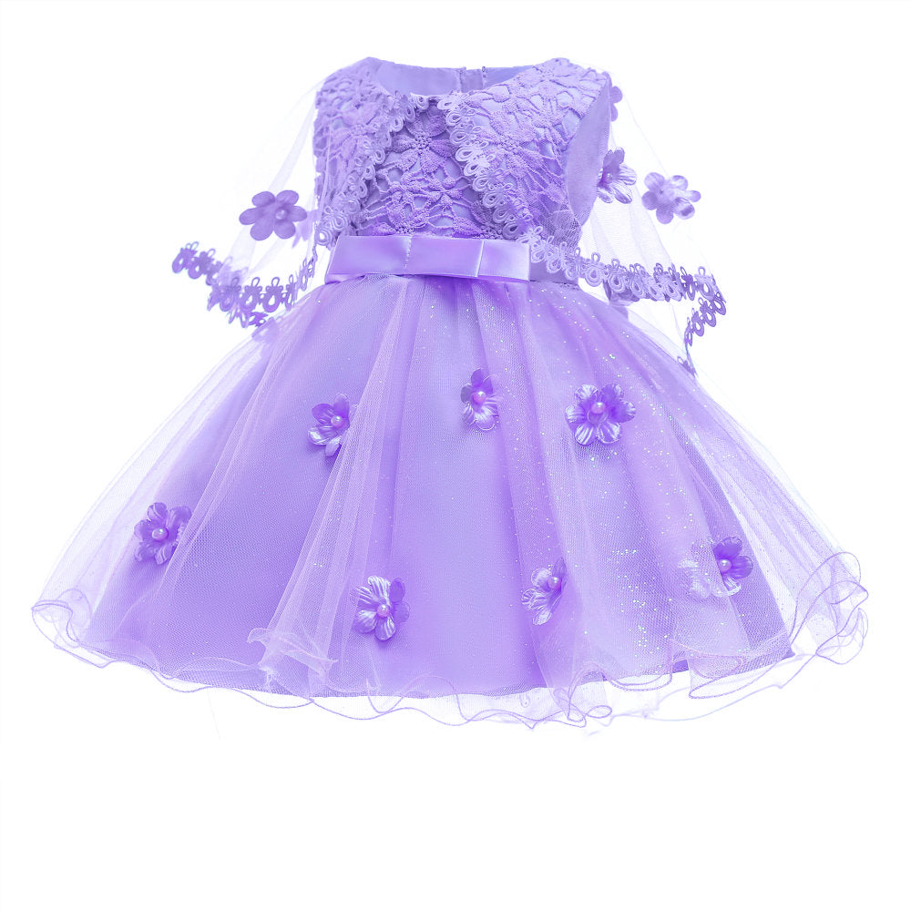 Girls Elegant Wedding Princess Dress Kids Party Formal Dress - Mubimart -  