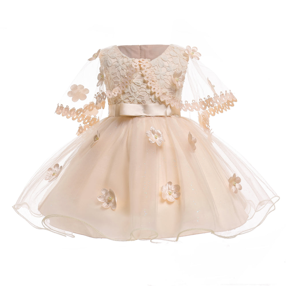 Girls Elegant Wedding Princess Dress Kids Party Formal Dress - Mubimart -  