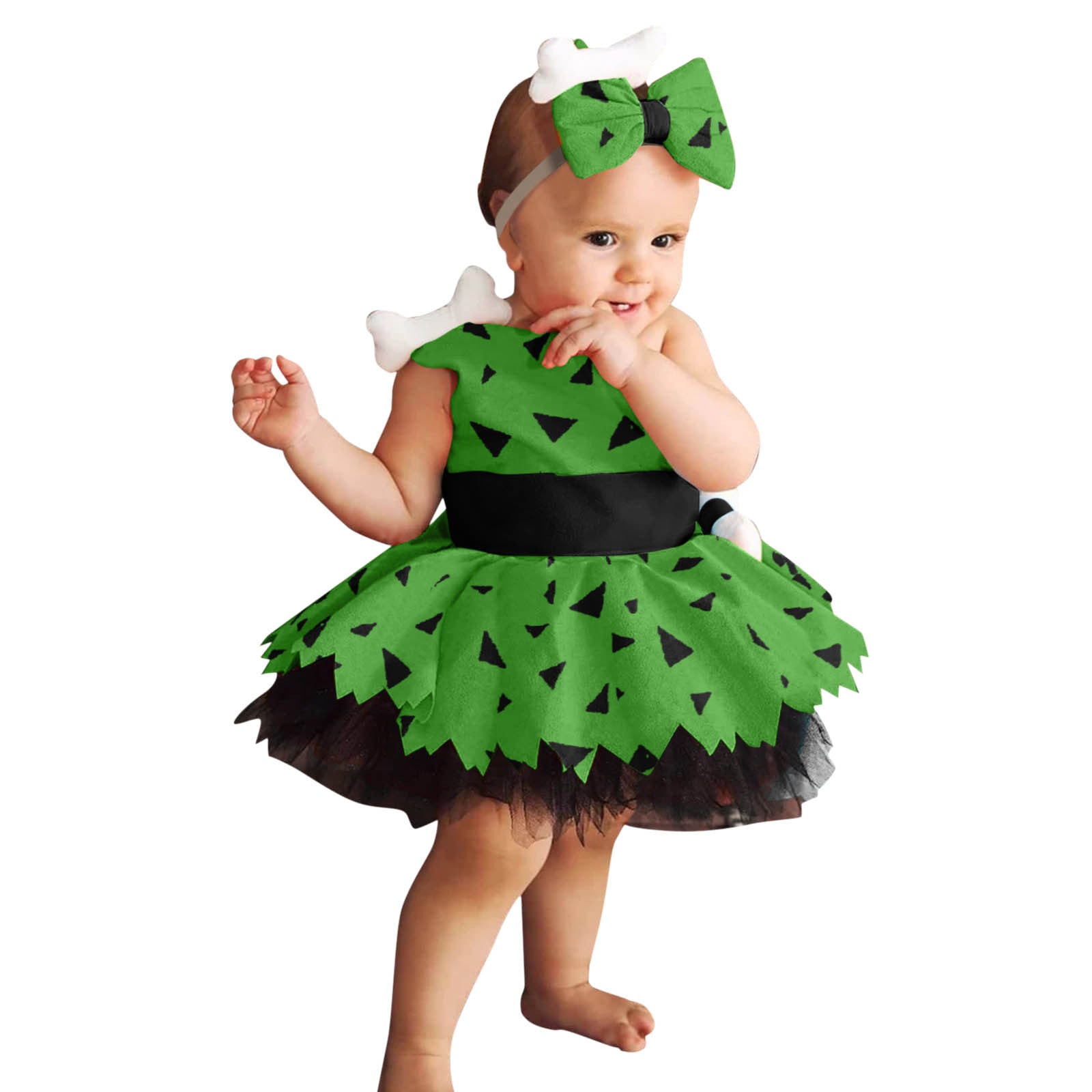 Girls Fashion Simple Halloween Mesh Costume Suit - Mubimart -  