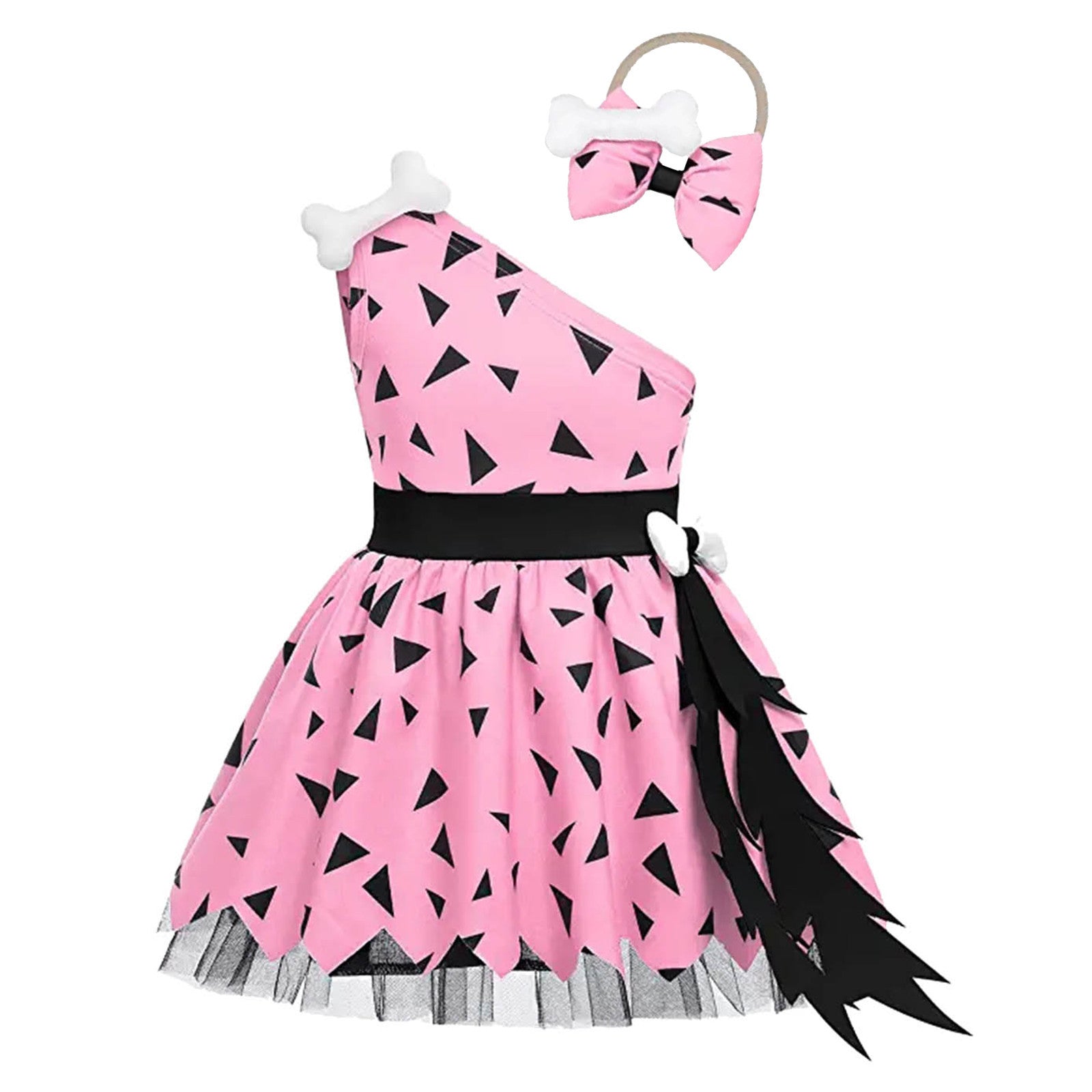 Girls Fashion Simple Halloween Mesh Costume Suit - Mubimart -  